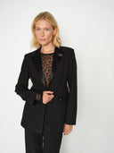 Zwarte mesh longsleeve mmloretta