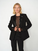 Zwarte mesh longsleeve mmloretta