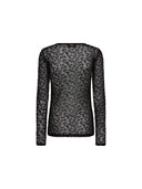 Zwarte mesh longsleeve mmloretta