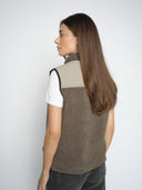 Donkergroene teddy bodywarmer rowe eli