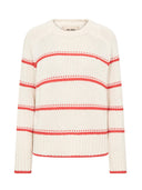 Ecru gestreepte trui rola bine stripe