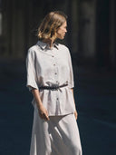 Linnenmix blouse viana ginia