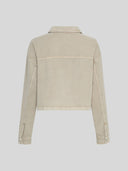 Zandkleurige denim blouse lio