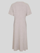 Linnenmix midi jurk viana ginia