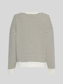 Beige gestreept sweatshirt ima