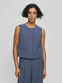 Blauw gilet frode waistcoat