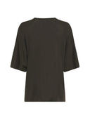 Bruine oversized top terine