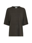 Bruine oversized top terine