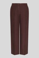 Bruine linnen broek naira claritta