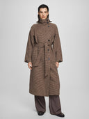 Bruine manteljas pamela coat chk