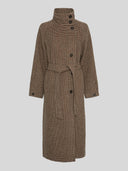 Bruine manteljas pamela coat chk