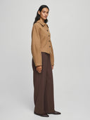Camel getailleerde jacket esmeralda