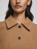 Camel getailleerde jacket esmeralda