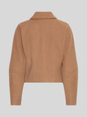 Camel getailleerde jacket esmeralda