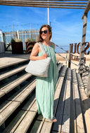 Gestreepte sasja icon shopper