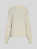 Crèmekleurige trui thira salmia pullover