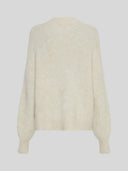 Crèmekleurige trui thira salmia pullover