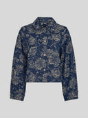 Donkerblauwe blouse tita