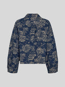 Donkerblauwe blouse tita