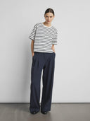 Blauwe pantalon henrika sky captain