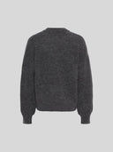 Donkergrijze pullover annamaja alegria