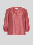Donkerroze blouse ramona rikkelia