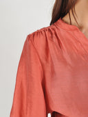 Donkerroze blouse ramona rikkelia