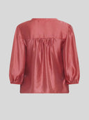 Donkerroze blouse ramona rikkelia