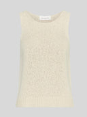 Gebreide mouwloze top vivika