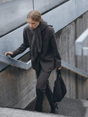 Grijze pantalon hada henrike slim pants regular