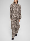 Leopard kalani vlora shirt dress