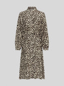 Leopard kalani vlora shirt dress