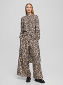 Leopard kalani vlora shirt dress