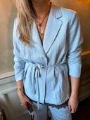 Lichtblauwe blazer graciela franciska