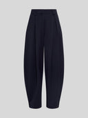 Donkerblauwe barrel pantalon mynthe elina