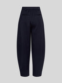 Donkerblauwe barrel pantalon mynthe elina
