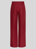 Rode linnen pantalon claritte pants