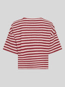 Roze gestreept t-shirt cessalia tee