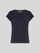 Donkerblauw t-shirt birdia lynette