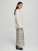 Zilveren glitter rok magnolia