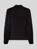 Zwarte top met overslag blakey maluca