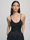 Zwarte glitter top eurasia