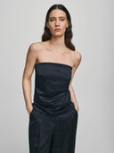 Zwarte strapless top spencer