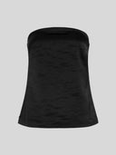 Zwarte strapless top spencer