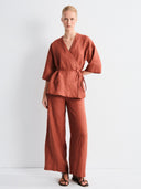 Linnen kimono bobby