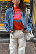 Denim billy blouse