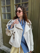 Korte trenchcoat odette short trench