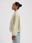 Beige jack met rits jessie