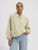 Beige jack met rits jessie