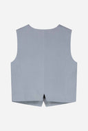 Blauw gilet vivi